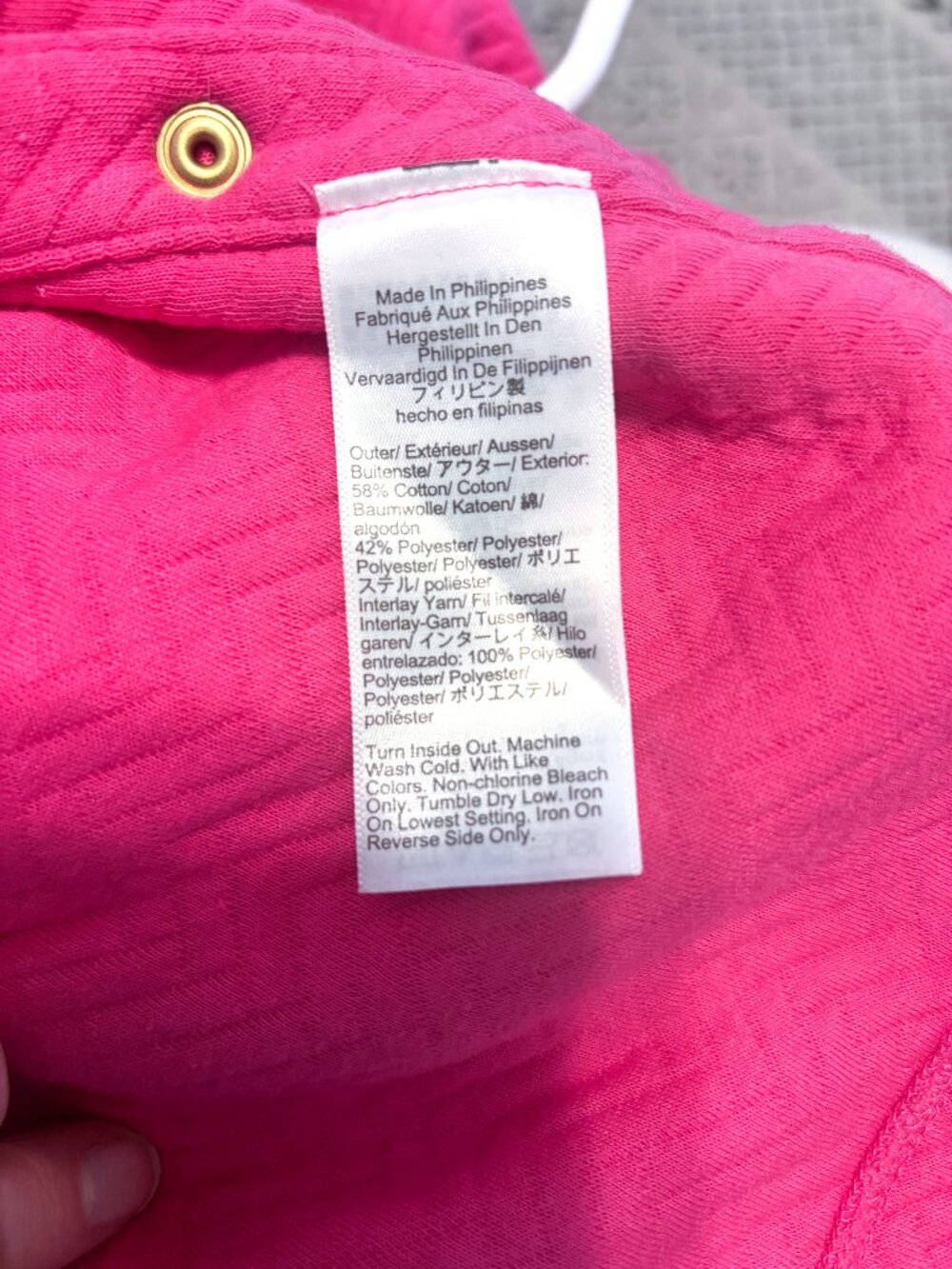 Mock Neck Pullover with Zig-Zag detailing - Picture 5 of 5